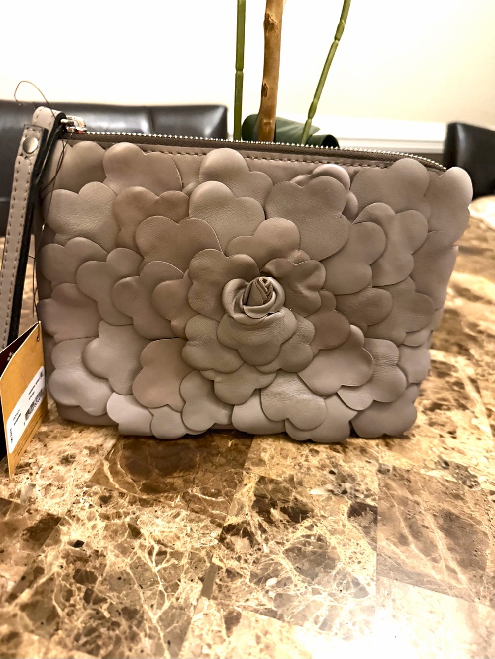 Patricia Nash Galina Petals Leather Crossbody with Unbranded Flower Mini Bag - Picture 3 of 13
